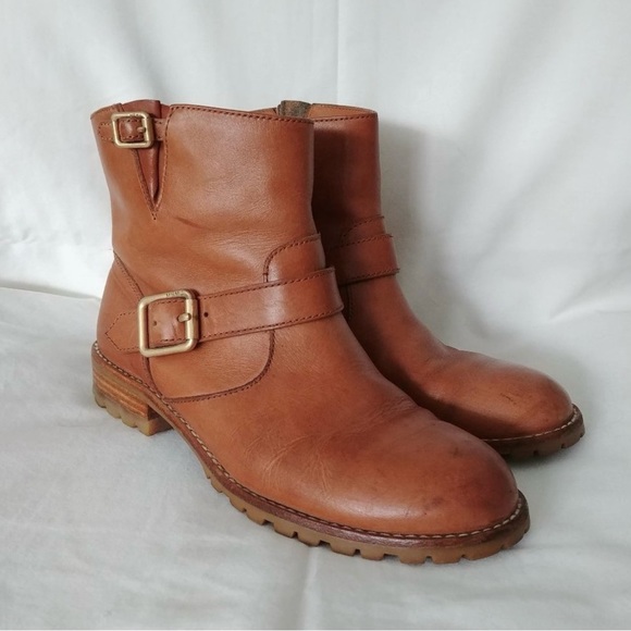 Marc By Marc Jacobs Leather Ankle Booties. Tan/brown. Great used condition. 37.5 - Picture 1 of 11
